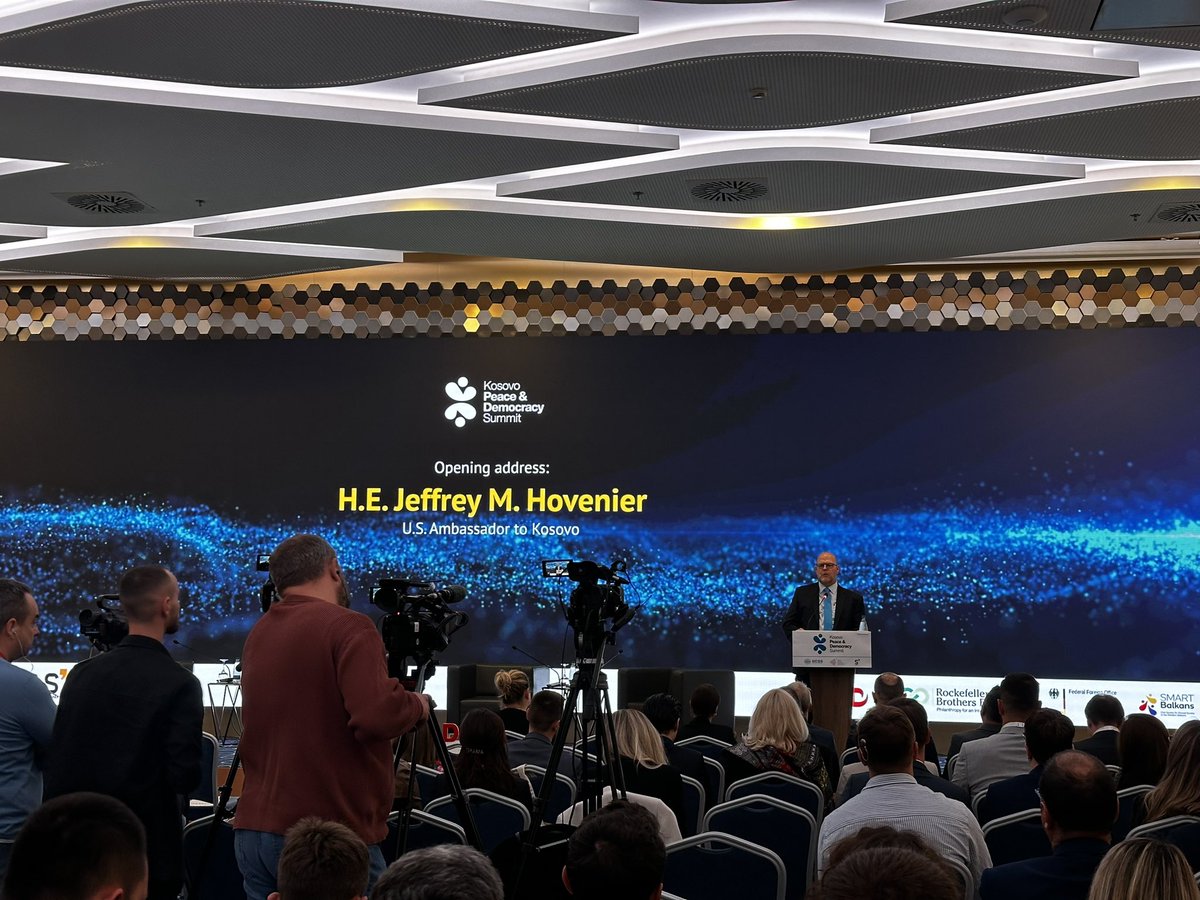 Thanks to the organizers for an amazing conference <a href="/KPDSummit/">KPDS</a> . A great opportunity to meet familiar faces and discuss Kosovo-Serbia relations in particular <a href="/NSIMitrovica/">NSI</a> <a href="/KCSSQKSS/">KCSS/QKSS</a> <a href="/sbunker/">Sbunker</a> and an appreciation to <a href="/FnduBalk/">Western Balkans Funds</a> for supporting my attendance at the event.