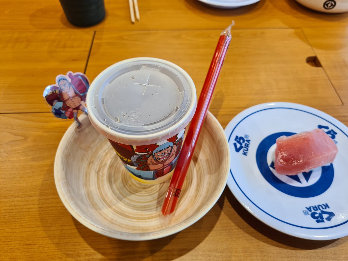 I have started One Piece today after seeing nothing but OP during my trip to Japan. 

THEY EVEN GOT THE ONE PIECE ON THE SODA