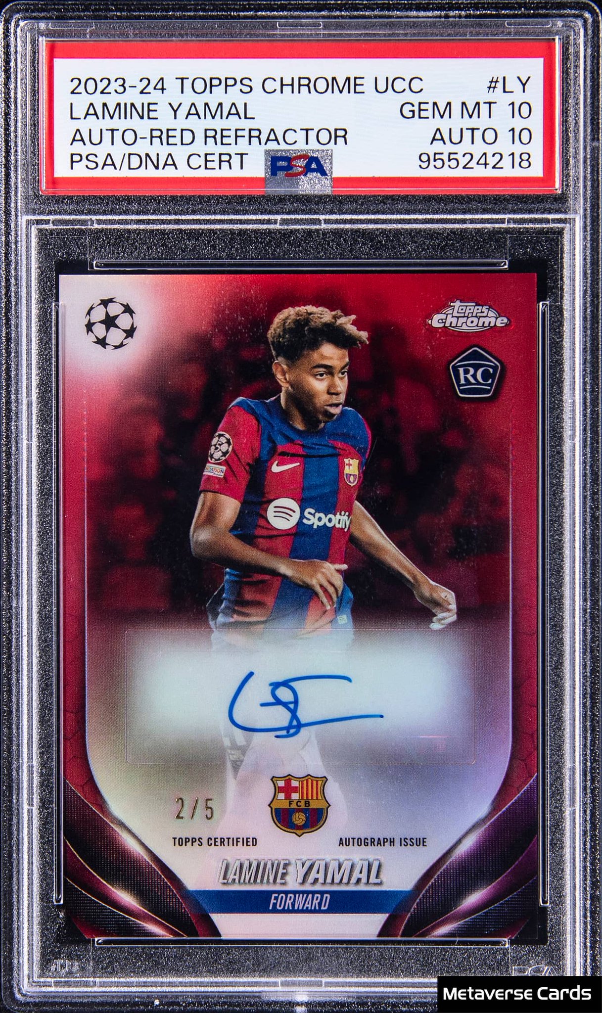 2023-24 TOPPS 鎌田大地 1/1 サインカード