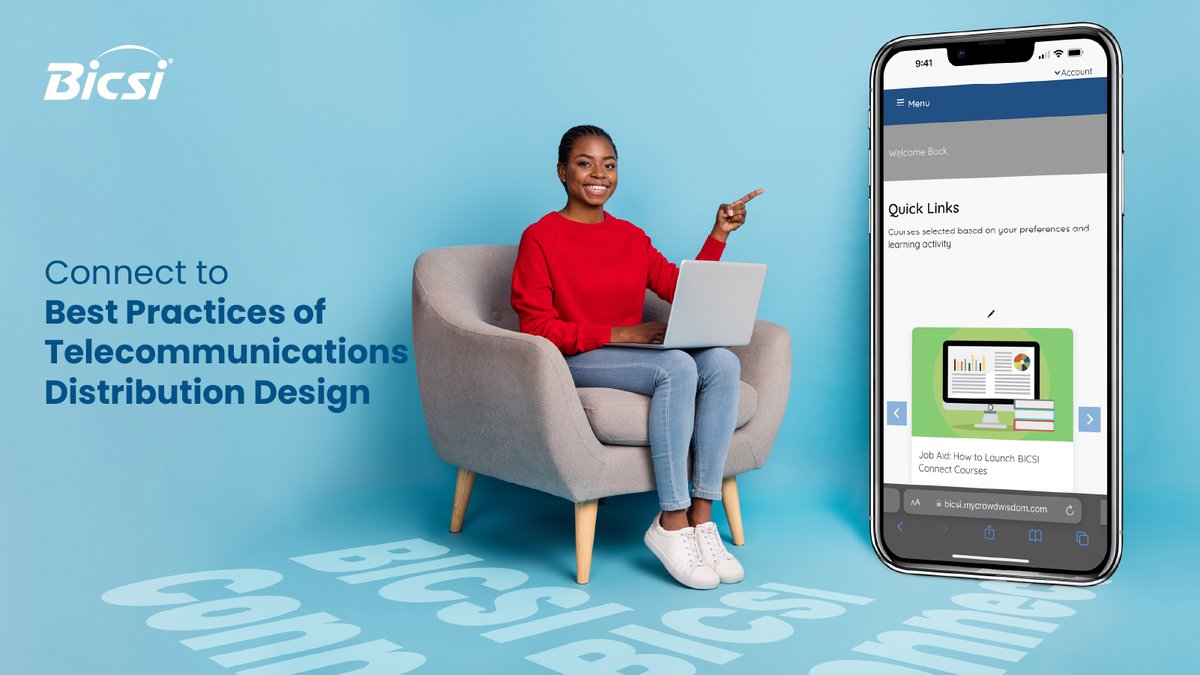 BICSIEducation's tweet photo. Learn on your own time with BICSI’s Best Practices of Telecommunications Distribution Design online training course. ID media types used in the telecom industry and much more on this #SelfPacedSaturday. Perfect if you’re considering the RCDD career path.

https://t.co/TnDmBg3O7s https://t.co/b8Vv97y4Wk