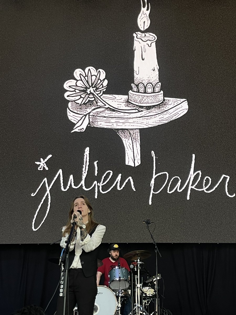 First look at Julien on stage for All Things Go in Columbia, Maryland!