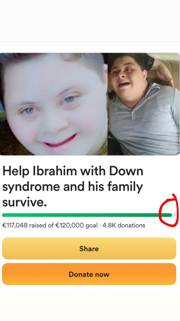 About 2% left to reach the goal 🍉🫶🏻
We can do it 🫂  ( link in bio 🍉)

gofundme.com/f/ibrahim-down…
