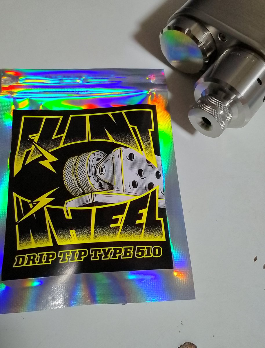 HMetalpapa's tweet photo. @FlavorKitchen 
flint wheel買ってみました！
味も良く出て凄く良いと思います��
単線でもクラプトン要らないぐらい出ます。

510タイプのＯリングですが
緩くて軽い力でドリチが抜けちゃいます…
対策済みの交換用とかあるんでしょうか…手持ちにある他のRDA等でも
ユルユルです… https://t.co/2nmDMqQDD0