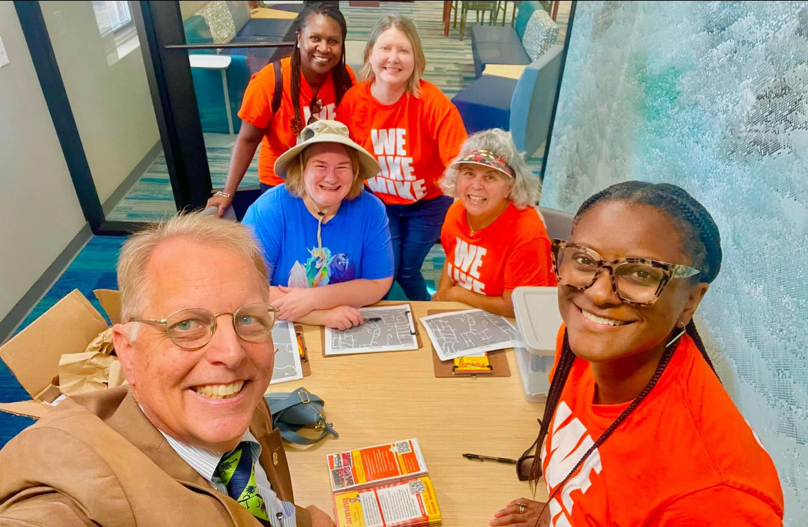 Here we are with ⁦<a href="/FanningforSC/">Sen. Mike Fanning</a>⁩ before we started knocking on doors!