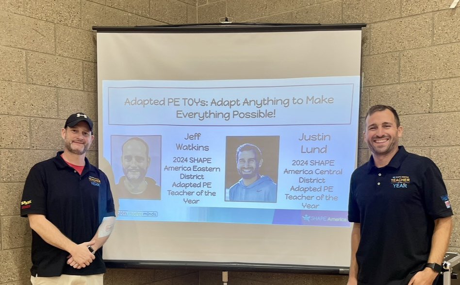 “Adapt Anything to Make Everything Possible”.  If you missed our session in Minnesota, come watch us present in Baltimore at the SHAPE America National Convention this Spring. <a href="/MrJustinLund/">Justin Lund</a>