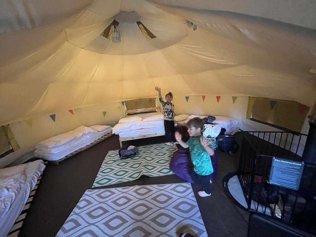 What a great day with Max and Finn in the #Lakedistrict 

✅ Open top bus to #Grassmere 
✅ #SarahNeslons Gingerbread shop
✅ Crazy Golf and pitch and put 
✅ Watch <a href="/WarringtonRLFC/">Warrington Wolves</a> win 
✅ Bell Tent at <a href="/YHAOfficial/">YHA England & Wales</a> #Windermere 
✅ Game of Cluedo  
✅ Roasting marshmallows