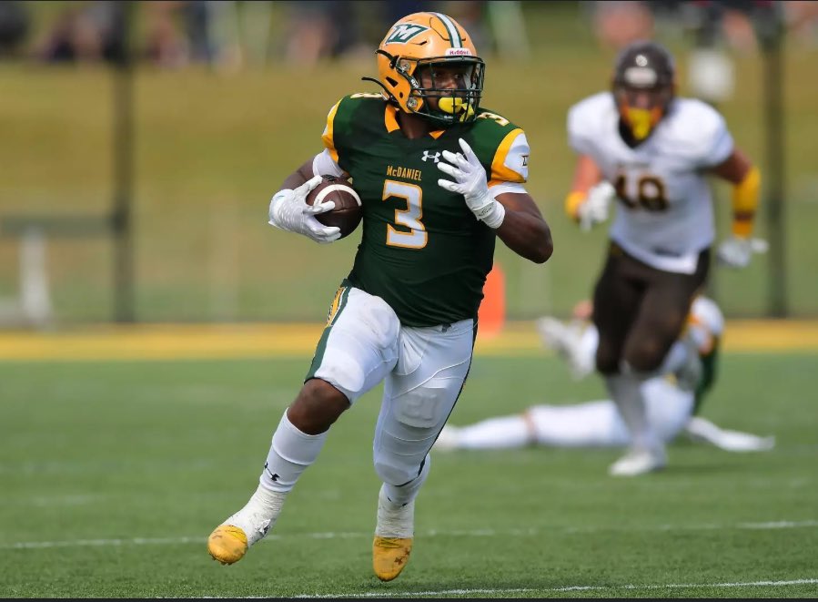 Just received my first offer from <a href="/McDaniel_FB/">McDaniel College Football</a> <a href="/Coach_D_Johnson/">Davon Johnson</a>