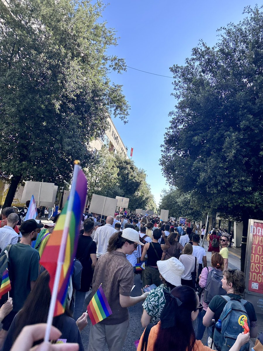 Happy 12th Pride, Montenegro! We joined the beautiful celebration of love in Podgorica today, as the crowds cheered for equality and the full realization of #LGBTQI rights in 🇲🇪 it’s been an honor to be there today <a href="/QueerMontenegro/">🏳️‍🌈🏳️‍⚧️Queer Montenegro🏳️‍🌈🏳️‍⚧️</a> <a href="/CZP_Cg/">Centar za ženska prava/WomensRightsCenter</a> <a href="/NVOJuventas/">Juventas</a>
