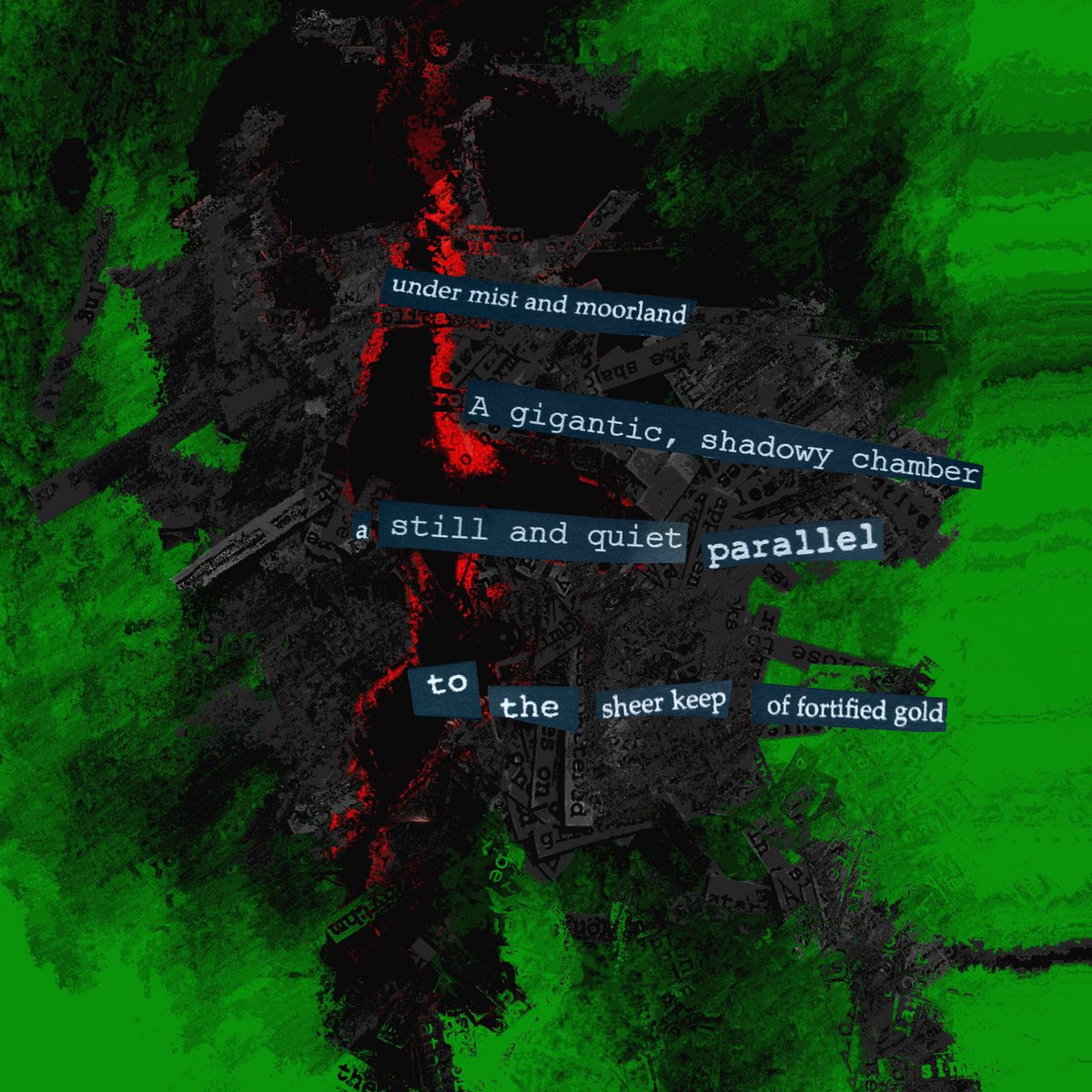 Beowulf is slow work, and therein lies the joy. Each small step in the narrative is a diptych of square visual poems, the lefthand panel of which contains a brief synopsis. Here is an example.