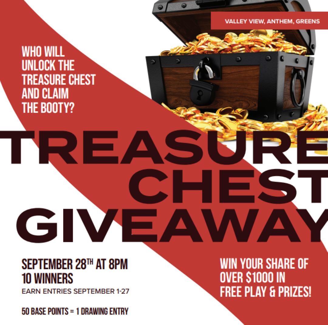 Today is the Day. The Treasure Chest Party Starts at 8 pm. Who will unlock the Treasure chest and claim the booty?
