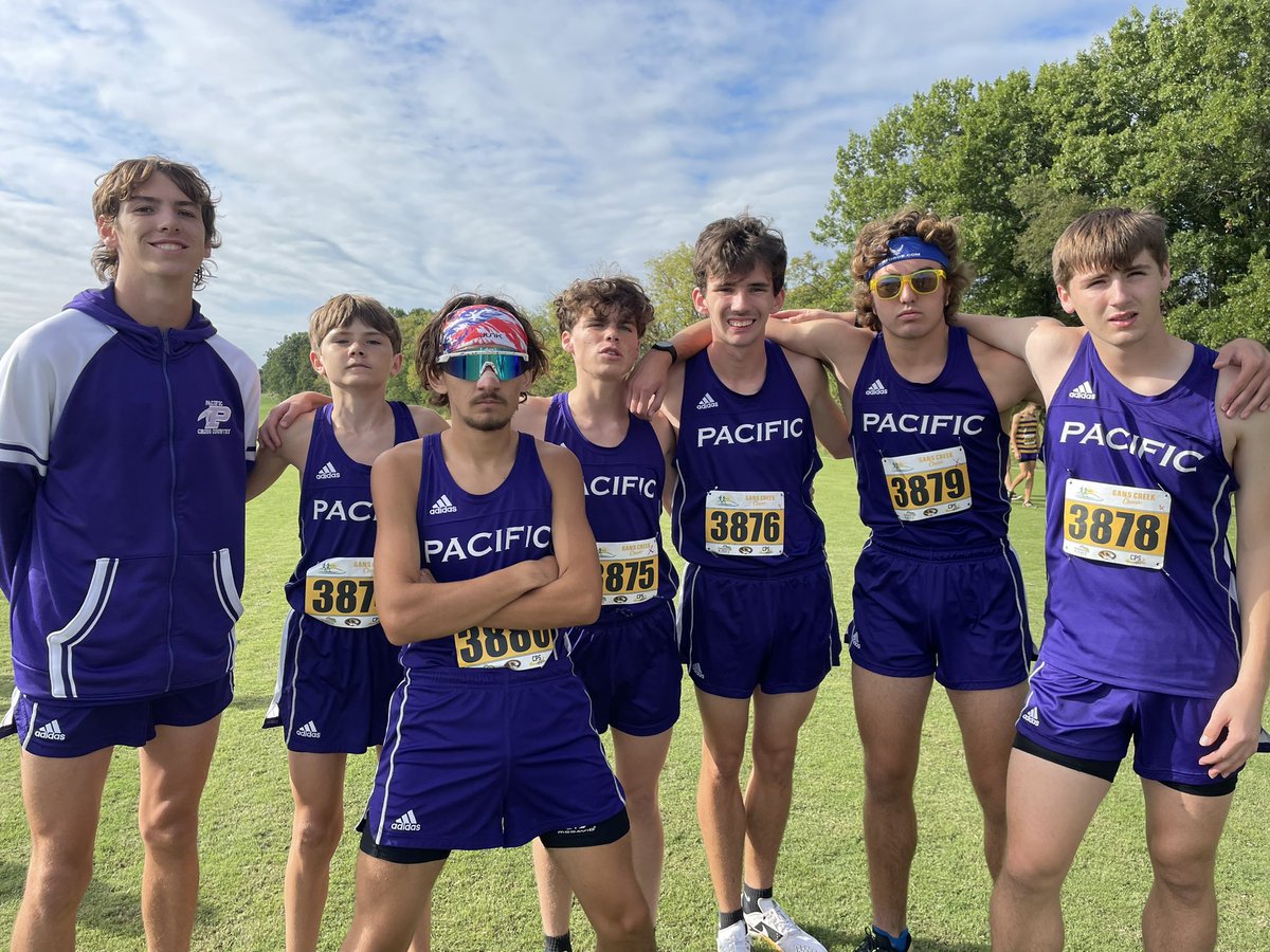 Congrats to the Varsity Boys on a 4th place team finish (out of 36) in the Blue Division at the Gans Creek Classic. Lots of PRs in a competitive race!  Great job men! <a href="/PHS_Athletics/">Pacific Indians</a>