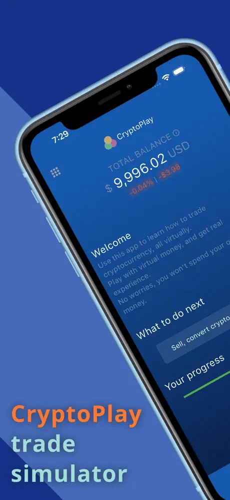 CryptoPlayApp's tweet photo. 🚀 New to crypto trading and not sure how to start? 🚀

Try #CryptoPlay! Simulate buying &amp; selling cryptocurrencies with virtual money. 

No risk, real experience! 

📲 Download now on iOS &amp; Android.📲

#Crypto #Learning #Trading #BTC #SOL #ETH https://t.co/caJs53rnxP