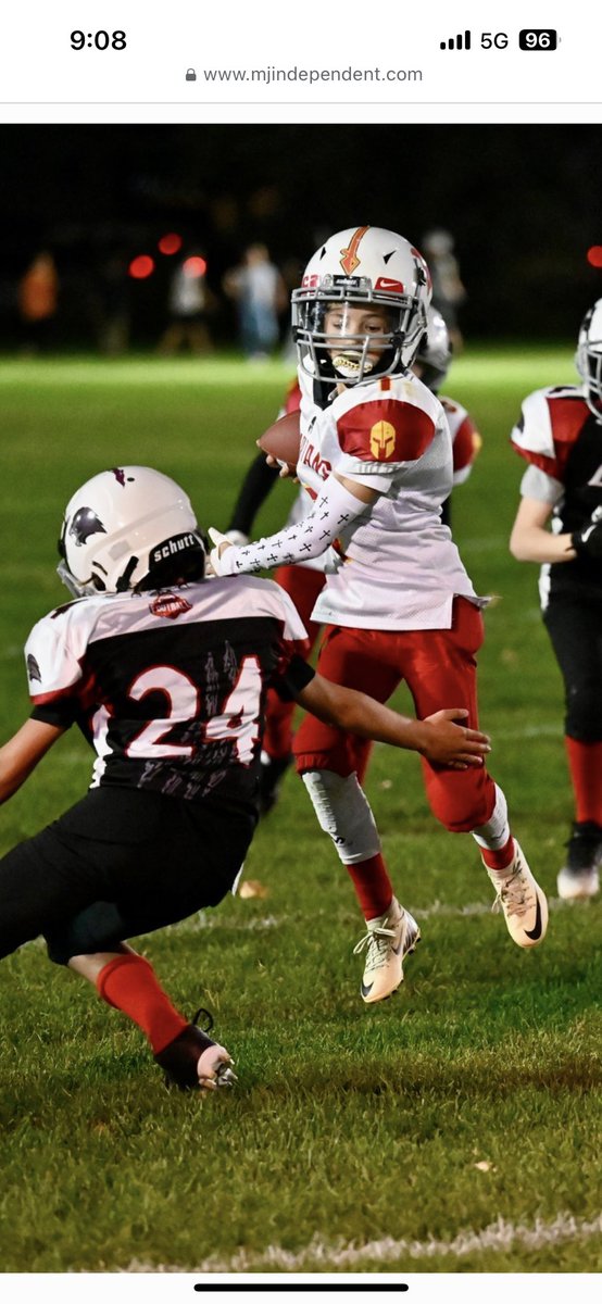 Very proud of my little man Leo and how hard he is working in his rookie season of U12 Football.   He has loved football since he could walk and to see him playing QB and working hard every day knowing that this is the world to him, makes us all proud.   Keep grinding buddy.