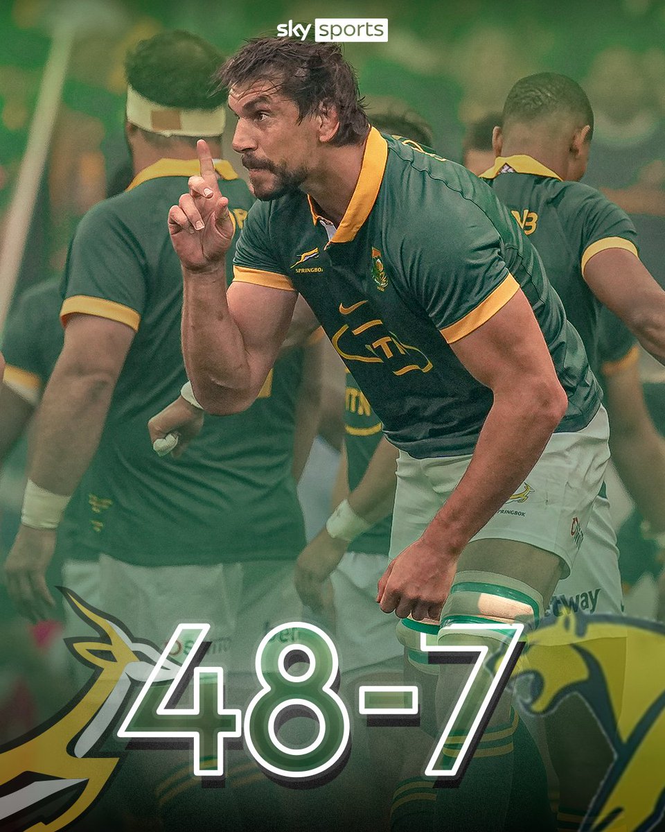 South Africa are the 2024 Rugby Championship CHAMPIONS! 🇿🇦🏆