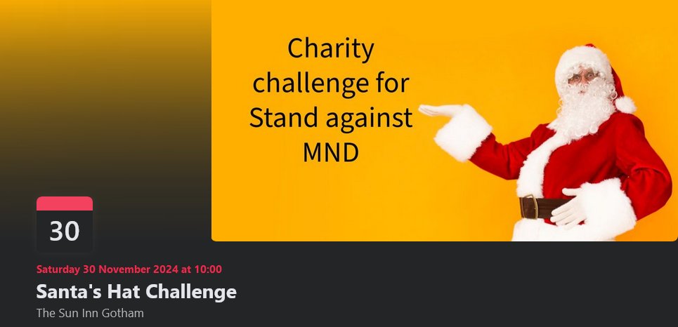 Rob Beers Coaching & Fitness (@beersfitness) on Twitter photo Great fun for a great cause <a href="/StandAgainstMND/">Stand Against MND</a>
5.3 trail miles, donation entry, no timings, waved starts, Santa's hat wearer at finish the winner!
#Charity #trailrunning #crosscountry #running #MND #triathlon #swimbikerun #Nottingham #run #Eastleake Great fun for a great cause <a href="/StandAgainstMND/">Stand Against MND</a>
5.3 trail miles, donation entry, no timings, waved starts, Santa's hat wearer at finish the winner!
#Charity #trailrunning #crosscountry #running #MND #triathlon #swimbikerun #Nottingham #run #Eastleake