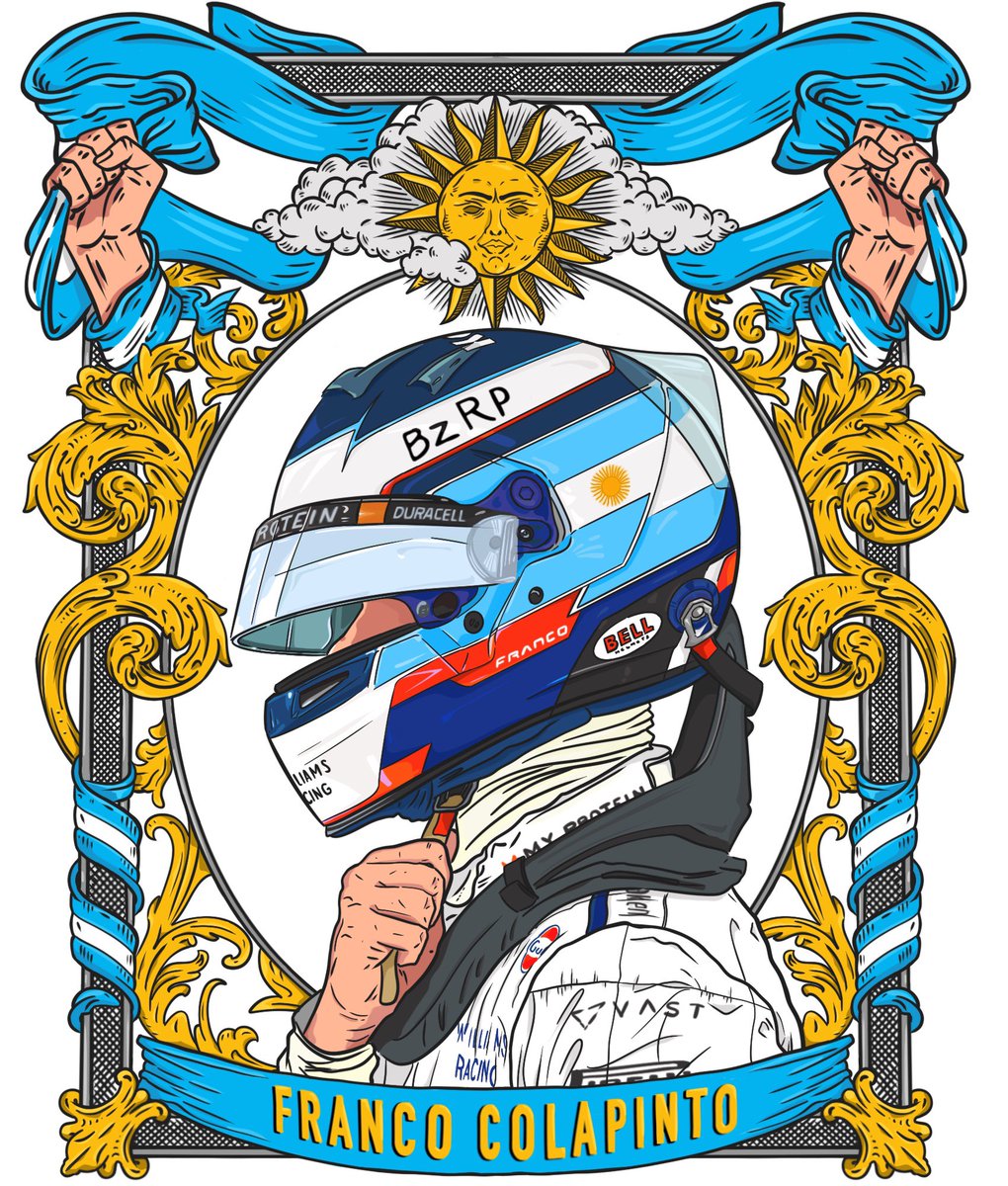 SebiAlva's tweet photo. Me ayudan a que mi dibujo llegue a Franco? 🙌🏻🇦🇷 @FranColapinto @bizarrap @WilliamsRacing @F1 #williams #FranColapintoEnF1 #franco #bzrp #bizarrap #Argentina @Globant https://t.co/ti9oTwWi4E
