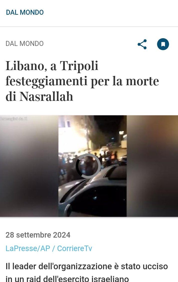 <a href="/HuffPostItalia/">L'HuffPost</a> Magari dite ai salafiti de noialtri che  a tel Aviv  e altre zone i Sunniti ..altro che minuto  di silenzio..