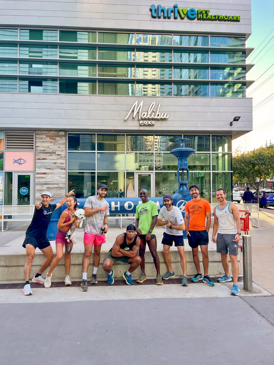_zeketorres's tweet photo. 65 degrees, 8am on Friday, no excuses for not running! This crew is the best! @PitchandRunATX https://t.co/FxEgSfhUqW