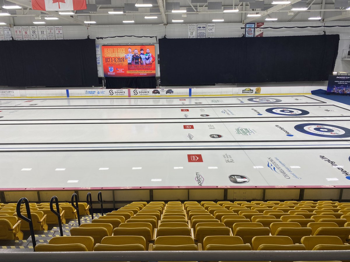 Robbie Doherty (@robbiedoherty) on Twitter photo Set up is underway in #Charlottetown !
HearingLife Tour Challenge kicks off Tuesday morning at the Bell Aliant Centre! Best curlers on the planet (literally) are in town. Come experience it!
<a href="/grandslamcurl/">Grand Slam of Curling</a> <a href="/ChtownPE/">City of Charlottetown, PE</a> Set up is underway in #Charlottetown !
HearingLife Tour Challenge kicks off Tuesday morning at the Bell Aliant Centre! Best curlers on the planet (literally) are in town. Come experience it!
<a href="/grandslamcurl/">Grand Slam of Curling</a> <a href="/ChtownPE/">City of Charlottetown, PE</a>