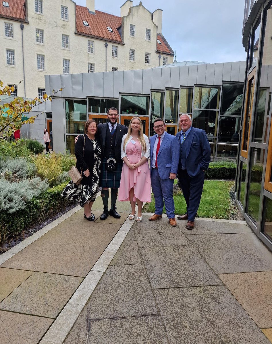 I was beyond honoured to attend the 25th Anniversary of the <a href="/ScotParl/">Scottish Parliament</a> as <a href="/PaulJSweeney/">Paul Sweeney</a> Local Hero for my work I. Springburn.

I wasn’t born when the Scottish Parliament was opened but I am very glad that it exists today. Thank you to Paul for selecting me as a local hero 😁