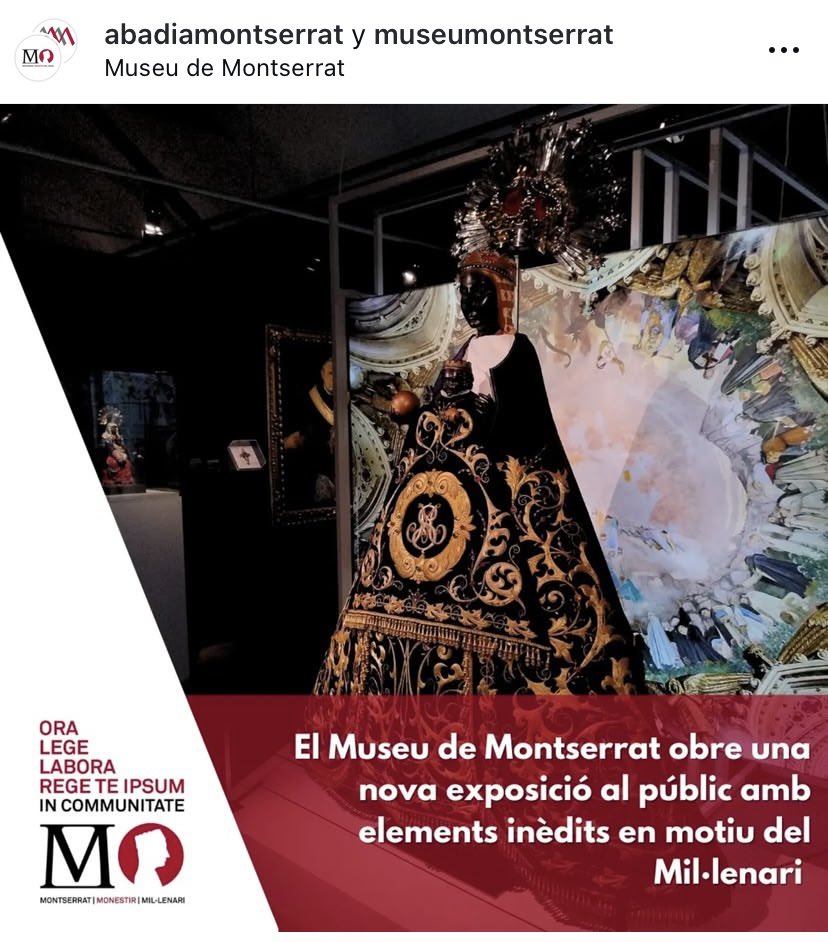 Montartrestorer's tweet photo. Vestició d'una imatge de la Mare de Déu per a l'exposició «Montserrat, m... https://t.co/1KnmqbdPUb via @YouTube https://t.co/FXKEz6pSVG