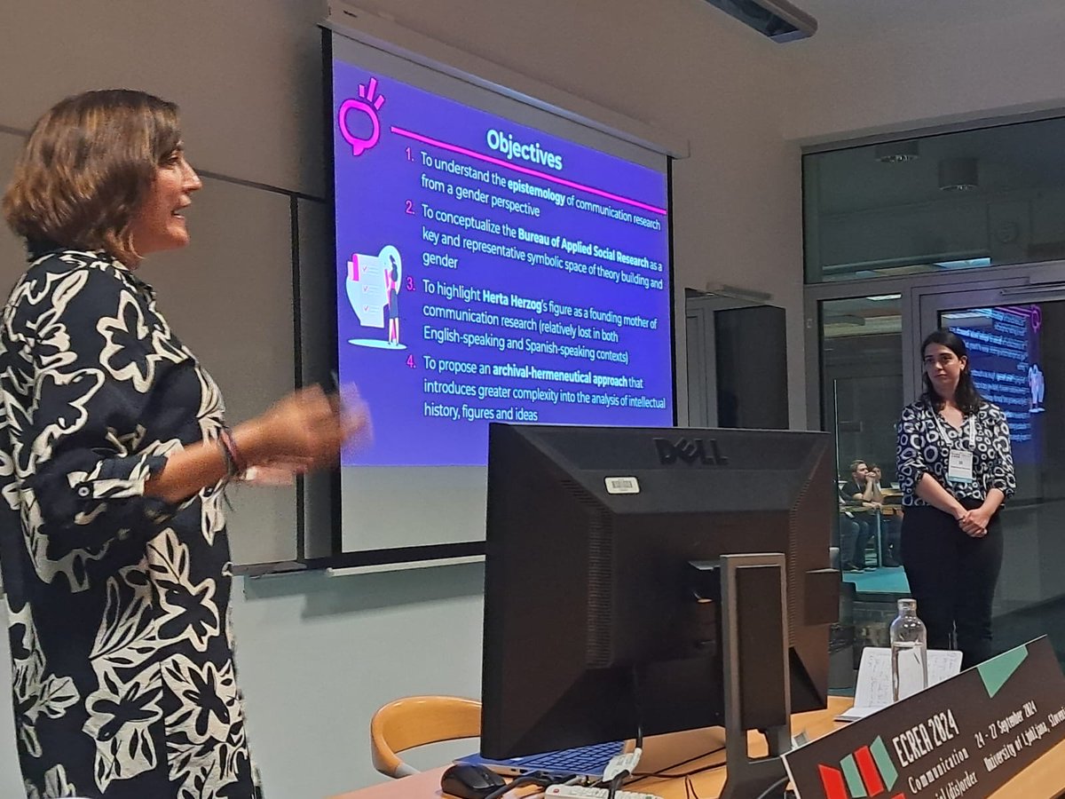 leonardagj's tweet photo. Great 10th @ECREA_eu at Ljubljana 👏🏻Presented @FFemicom results with @ehandreu in a conference characterized by critical thinking and the defense of a more human, sustainable and nice academia 🥰🥰 https://t.co/99L4uGAONP