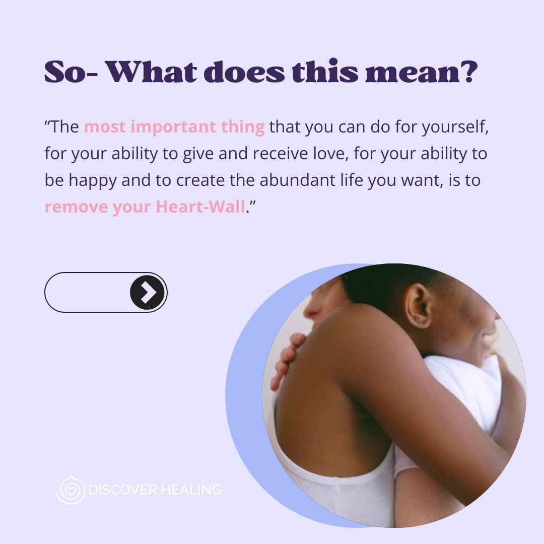 Do you want to create your most abundant life? Removing your Heart-Wall may be key to achieving the results you've always dreamed of. #EmotionCode #DiscoverEmotionCode #HeartWall #DiscoverHealing