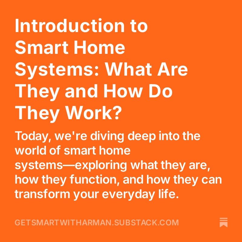 armanacar's tweet photo. We're diving deep into the world of #smarthome systems—exploring what they are, how they function, and how they can transform your everyday life.

👉 https://t.co/PFc4vIocWp https://t.co/Figcnm1gwP
