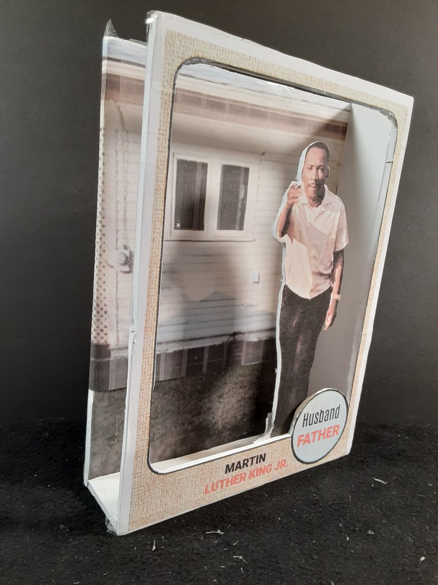 ImRobbScott's tweet image. How did I create this "MLK and kids" baseball card drawing? Have a look! I cut out images I printed on paper. Glued them to foam core. Then played with different positioning and sizes. MLK's daughter was added in photoshop. Simple and fun!
#howtocreate #creativity #fun