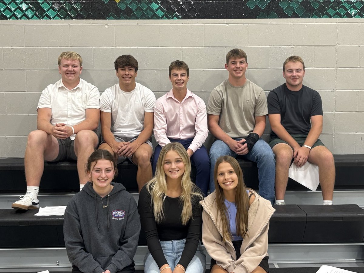 Congrats to our 2024 Homecoming Court!  Missing are Ella Mahoney and Sophia Ham.  #golitch ⁦<a href="/Litchfield465/">Litchfield School MN</a>⁩
