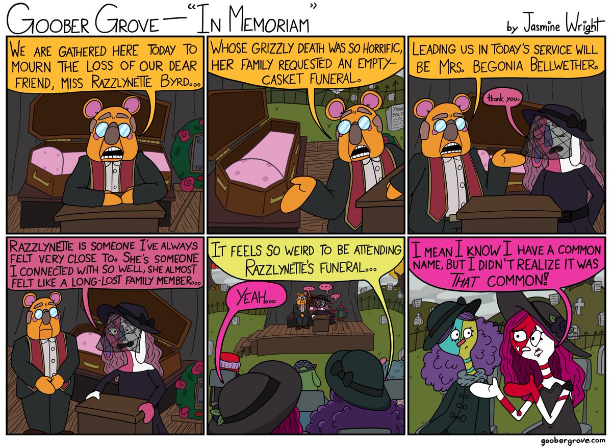 Goober Grove - In Memoriam
Rest in peace, Razzlynette Byrd.