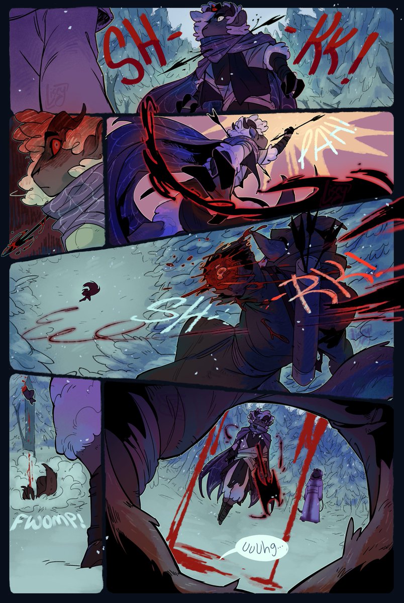 Lisey_is_runnin's tweet image. Perspective and color practice 
#cotl #cotlfanart #comic