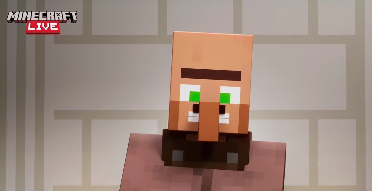 Les dieron más prioridad a la animación de los aldeanos que a la propia Minecraft live #MinecraftLIVE