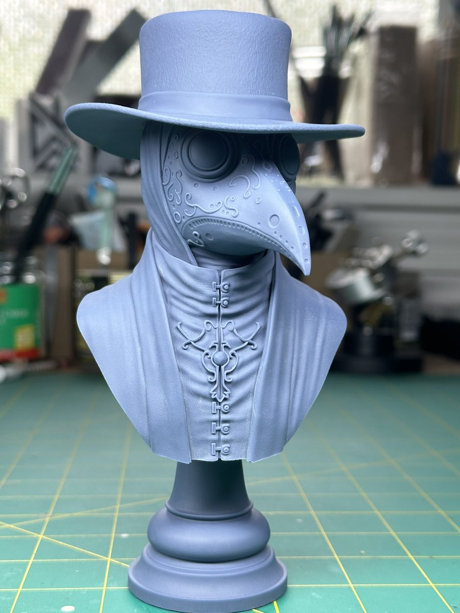 CharroZuck's tweet image. Plague Doctor
Sculpt: @fotismint #Zbrush
Resin: @SirayaTech Fast Navy Grey
Printer: @mypeopoly Forge & @WhamBamSystems XTR
Supports: @lychee3d
#3dPrinting #3dprinter