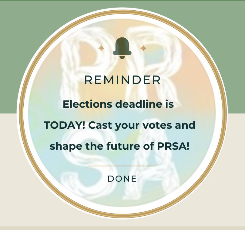 Karrieann Soto Vega (@drakmsv) on Twitter photo TODAY! Deadline to cast your votes for the <a href="/RicanStudies/">Puerto Rican Studies Association</a> incoming board! It’s important to get as many people to vote so please check for an Election Buddy email from Mónica Jiménez.
Spread the word! TODAY! Deadline to cast your votes for the <a href="/RicanStudies/">Puerto Rican Studies Association</a> incoming board! It’s important to get as many people to vote so please check for an Election Buddy email from Mónica Jiménez.
Spread the word!
