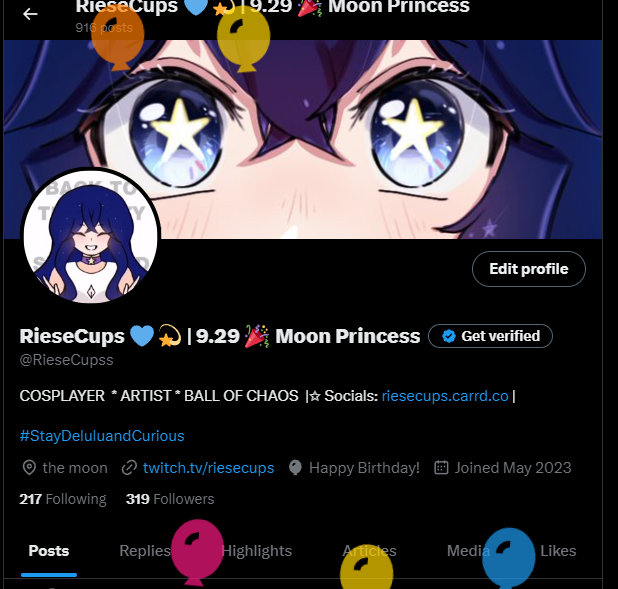 RieseCups 💙💫 tweet media