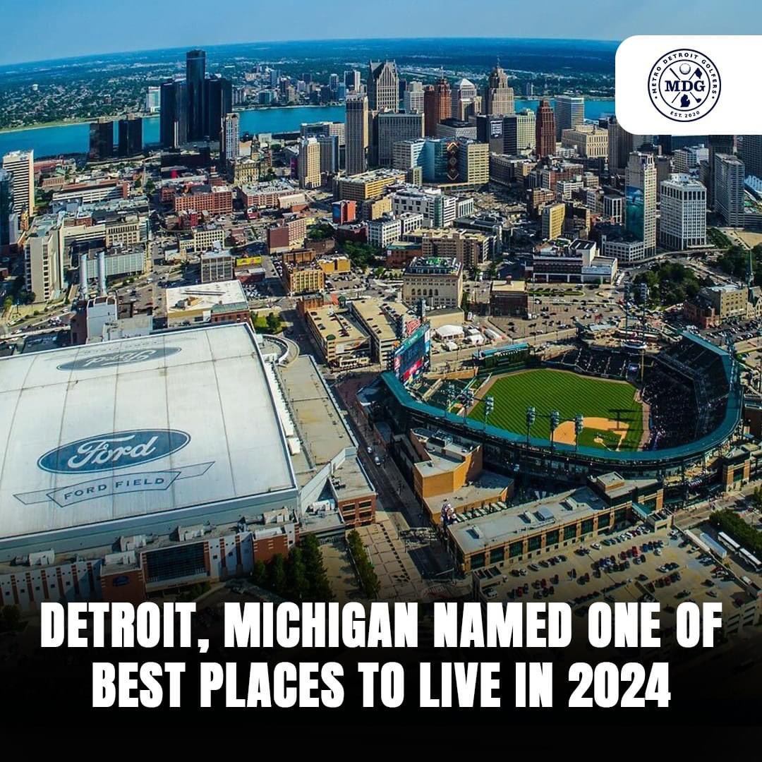 Detroit was just recently named one of the BEST places to live in the United States in 2024, according to Money.com. 

"At one point, the city was a symbol for urban decay, even declaring bankruptcy in 2013. However, the city has mounted one of the most successful