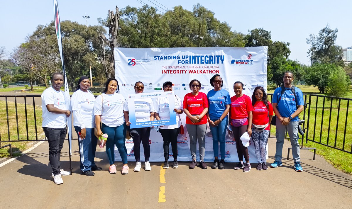 KenyasOmbudsman's tweet photo. A team from the Commission, led by Commission Secretary/CEO @mcywambua, in collaboration with @anticorruption participated in the 2024 Integrity Walkathon today. https://t.co/1Mvmv80spR