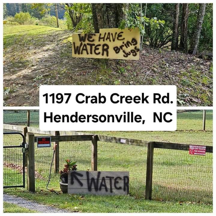 OldNurseSilva's tweet photo. Water, get your water… Asheville, NC Hendersonville, NC https://t.co/Xftn9SPsr7