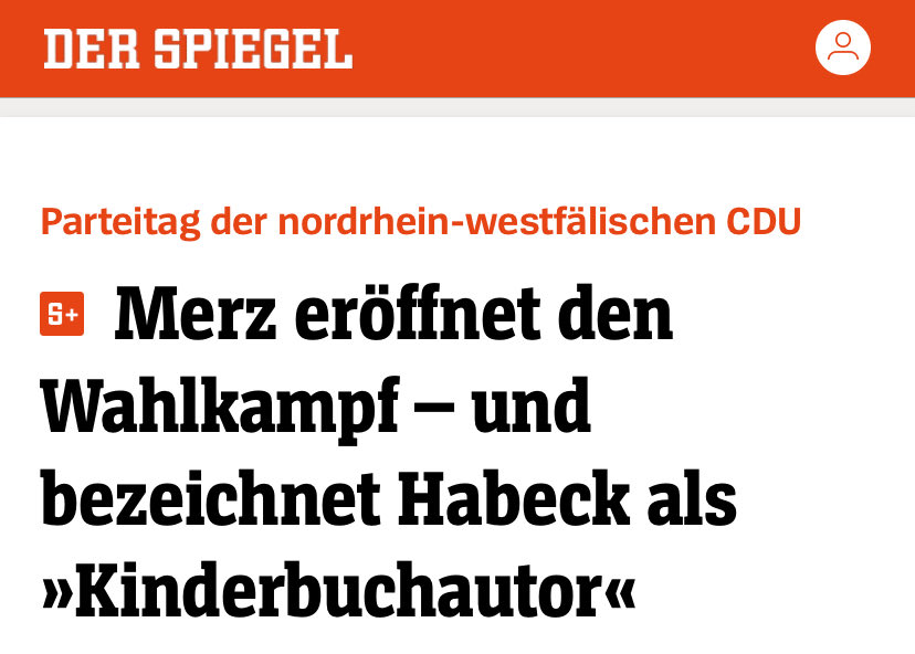 Was für eine Hybris… Dieser Kinderbuchautor war Minister auf Landesebene und ist es auf Bundesebene. Merz hat sich noch nie einer Wahl gestellt (außer 3x bei seiner Partei) noch je ein Regierungsamt innegehabt. spiegel.de/politik/deutsc…
