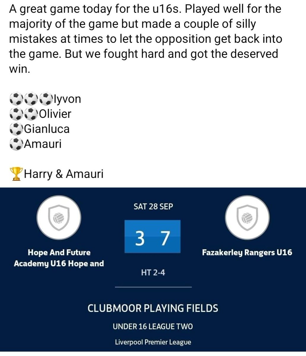 Another great result for us today.