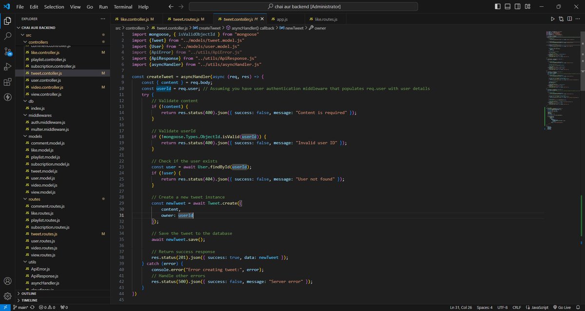 _a_m_i_t_1's tweet image. I'm adding tweet functionality to my YouTube app! 🚀🎥 The live update coming soon! 💻✨ 
#DevUpdate #YouTubeApp #TweetsIntegration"
checkout my previous version : youtube-amit.netlify.app
Day 147 of #150DaysofCode.