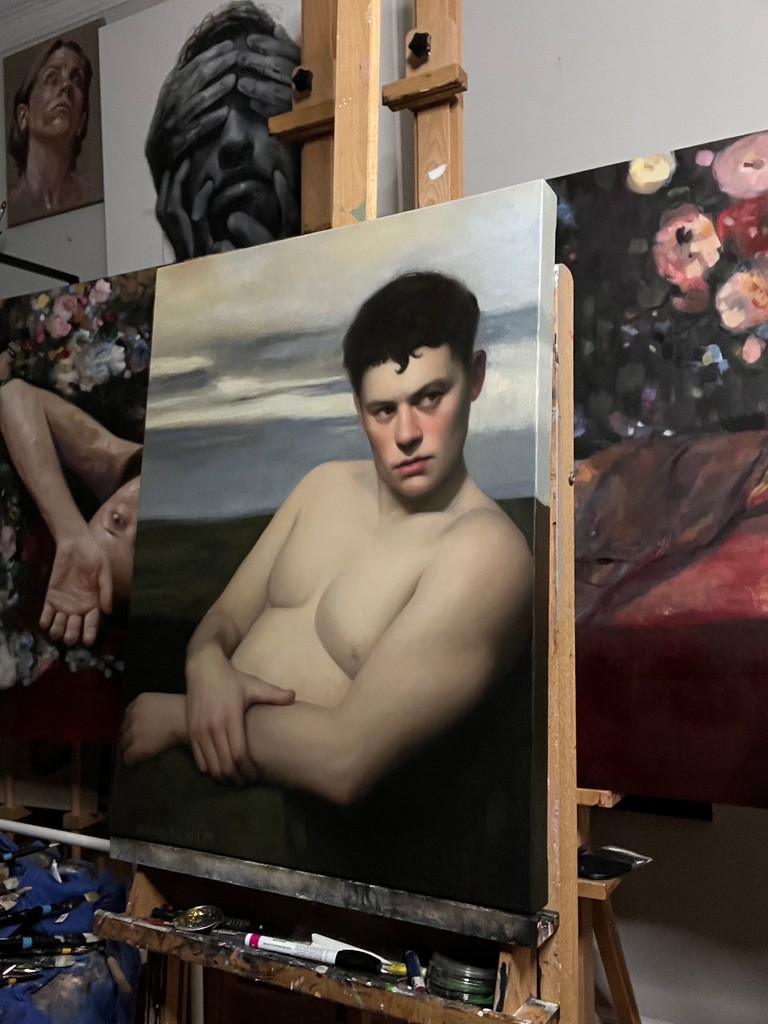 Gorgeous new paintings on the easel by Miriam Hoffmann for our upcoming booth at the Atlanta Art Fair.

Opening in just a few days! Join us October 3-6 at Pullman Yards, Atlanta, GA.

Contact info@arcadiacontemporary.com for inquiries.