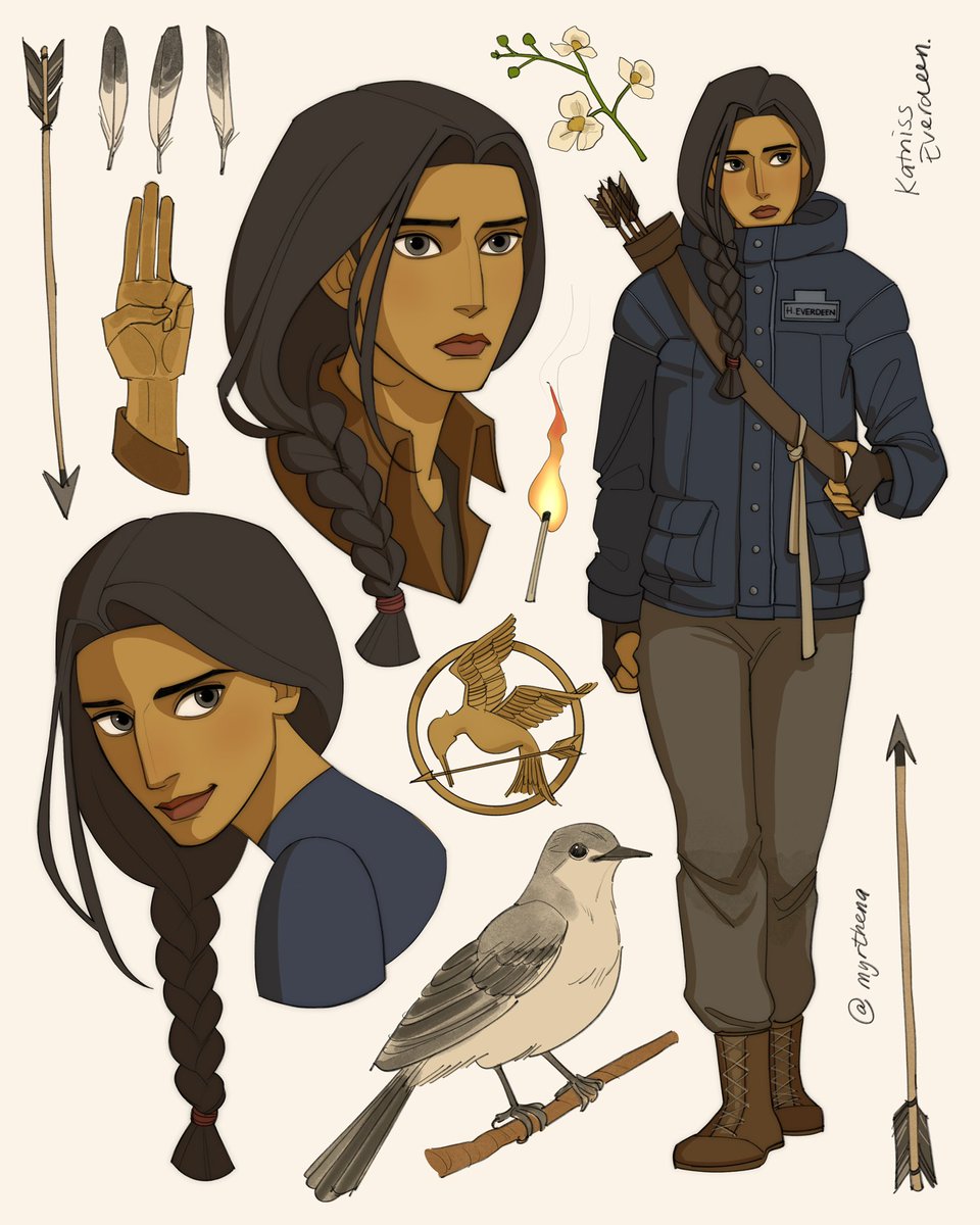myrthena's tweet photo. some hunger games character designs i did https://t.co/hPAF0wYRuI