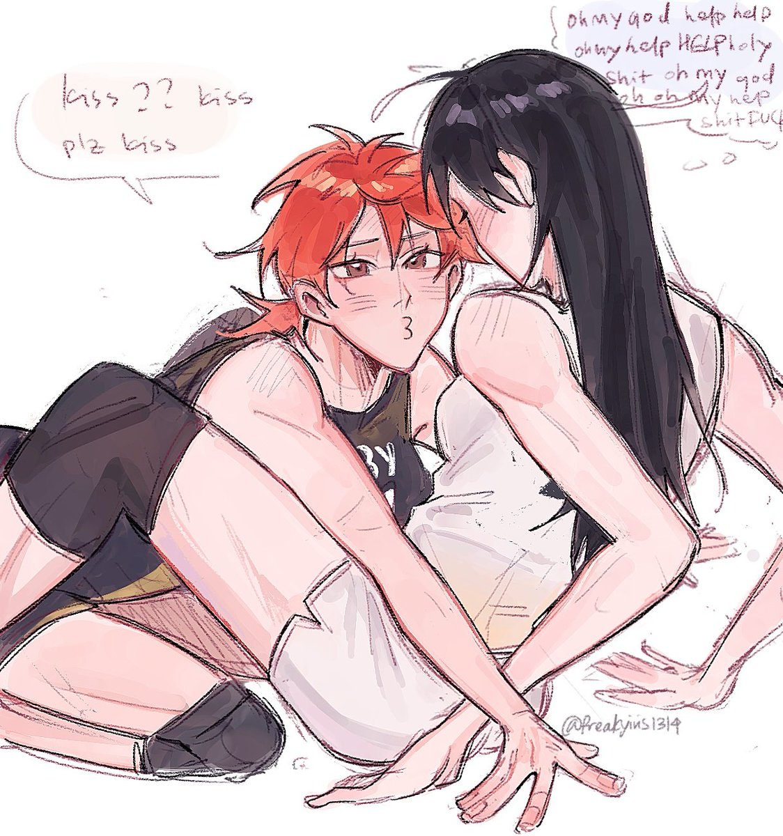 yuri kghn‼️ #kagehina #影日