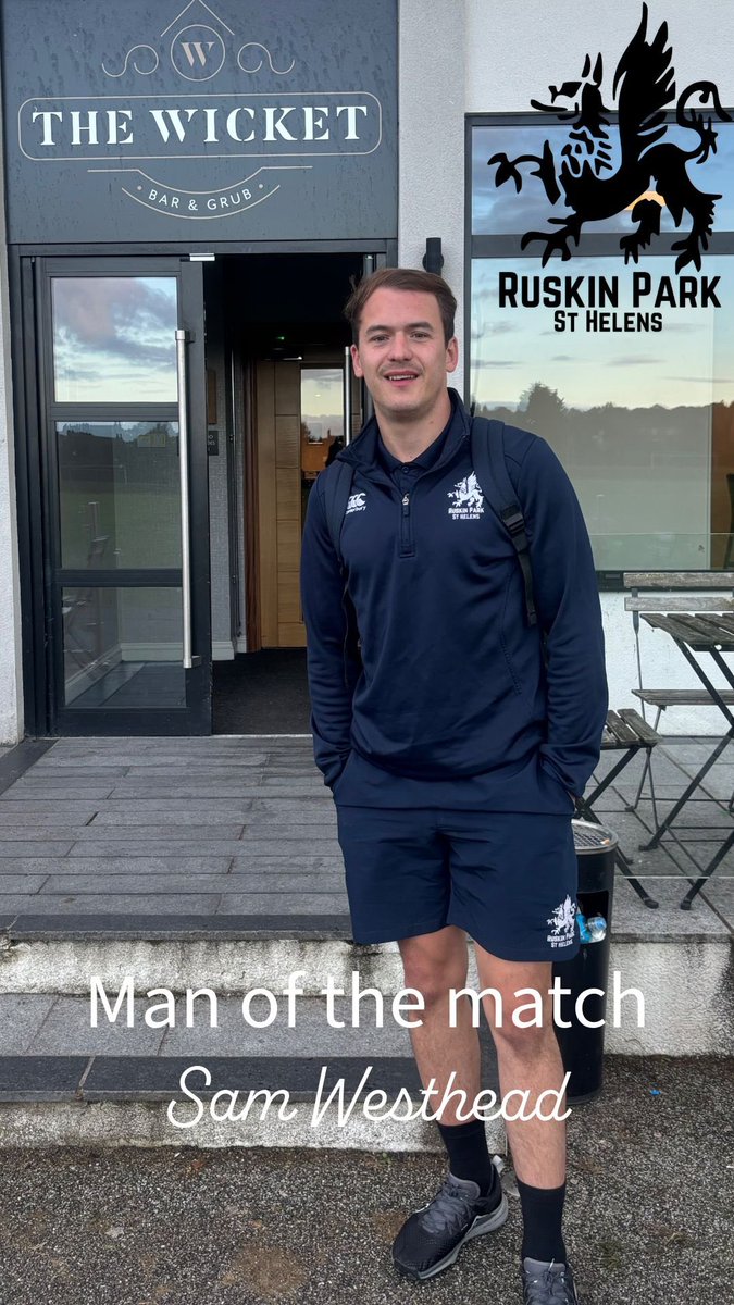 MOM as voted for by Wallasey, was captain, Sam Westhead ⚪️🔵⚫️