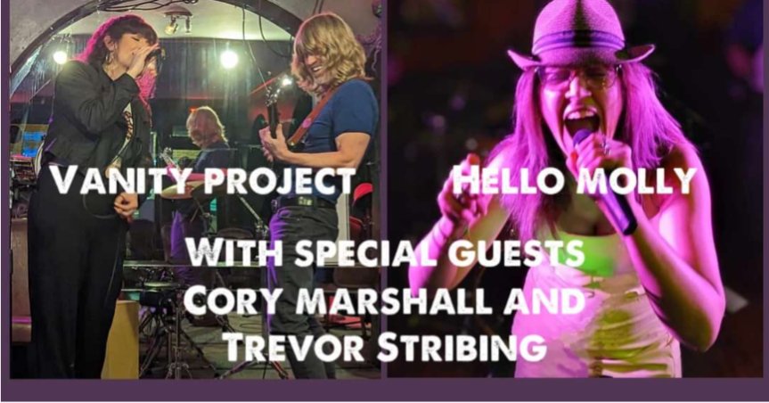 VanityProject_X's tweet image. COME SEE VANITY PROJECT AT TUDOR LOUNGE TONIGHT!!!

THE SHOW STARTS AT 830 &amp;amp; WE'RE ON AT 1030 🎶✨