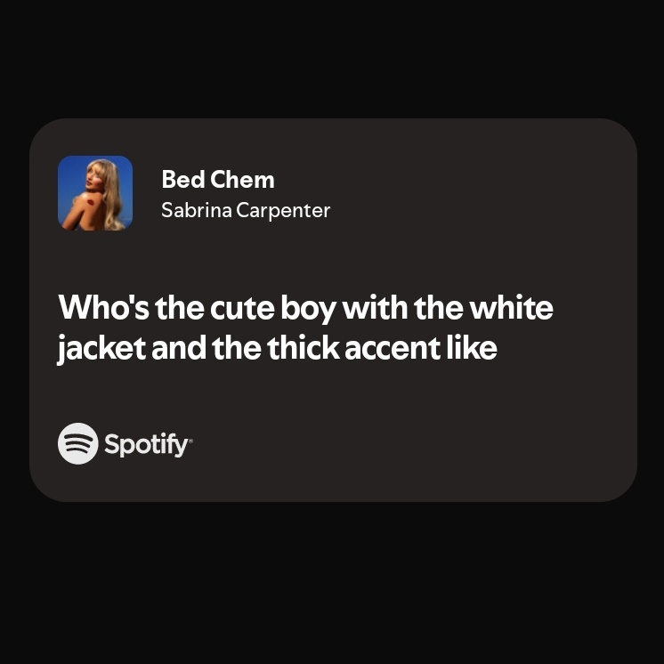 1 year ago today, 'Bed Chem' by Sabrina Carpenter was born