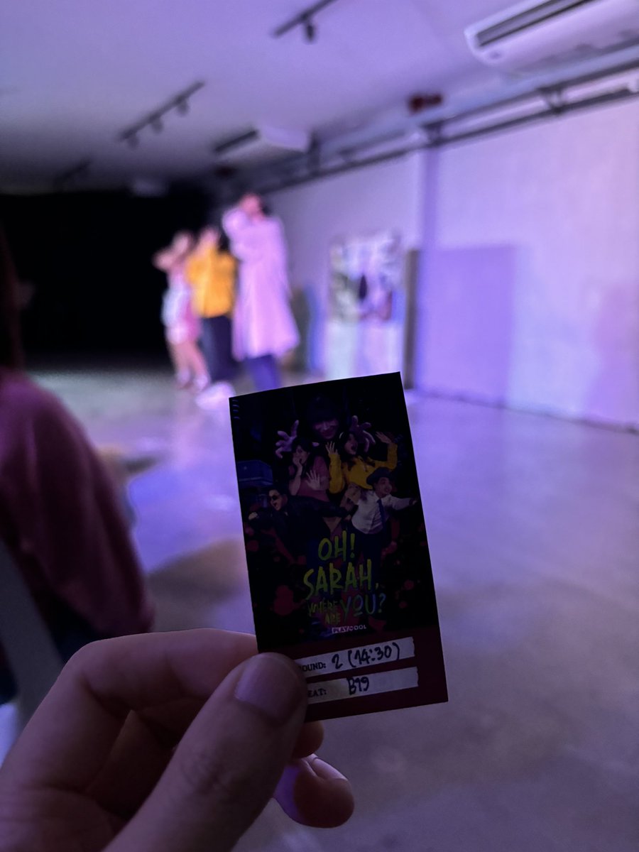 DanusornC's tweet image. อีก 1 ละครเวทีที่ได้มาดูในปีนี้ เพราะเพื่อนชวนมาดู #CallmeMyyu เนื้อเรื่องสนุกมาก มีการเปิดฉากเล่าแบบ #Untitledcase การทิ้งข้อคิดแบบ open สไตล์พี่ธัญ ที่ชอบมากคือเพลงและเสียงร้อง นสด ร้องดีทุกคน กินอะไรกันเข้าไปอ่ะ เพลงก็สนุก ยอดเยี่ยม #Playcooltheatre #OhSarahWhereAreYou