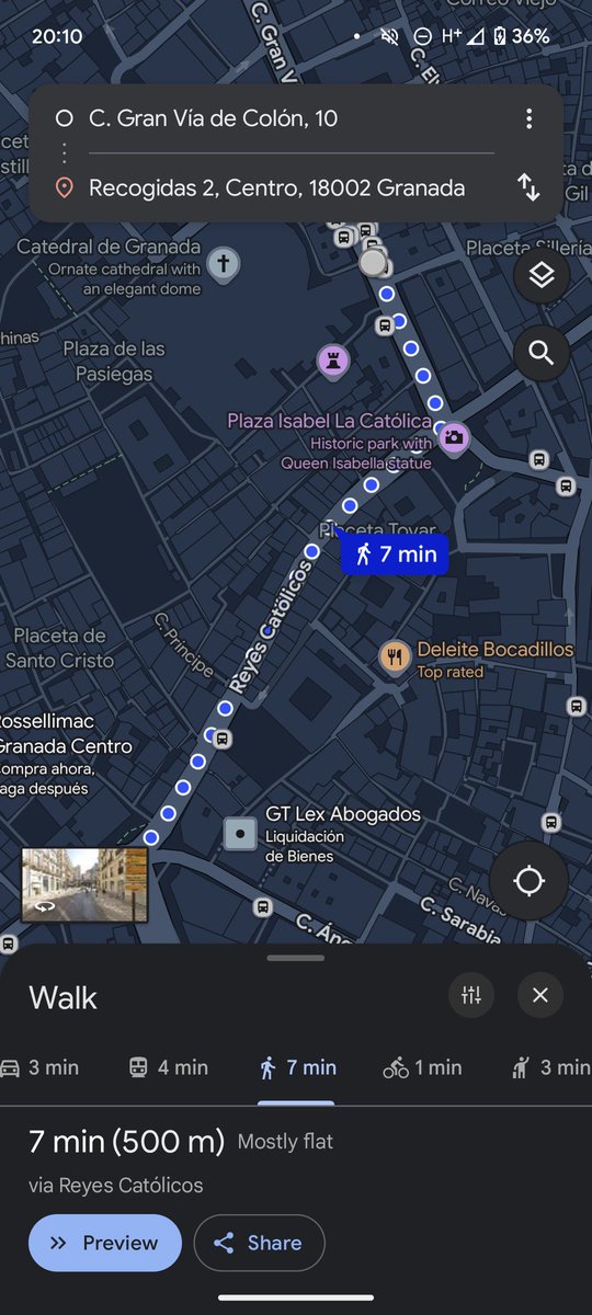 Javiri21's tweet photo. @JMorenoArquitec @PoliciaGr @cgimgranada @aytogr 7 minutos más hay que andar para coger el 8. Rebaño de ovejas será la gente que no se baja del coche ni para comprar el pan. https://t.co/Rj8IZb4bSO
